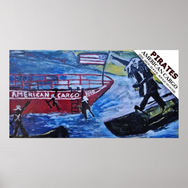 PÓSTER PIRATAS CARGA AMERICANA (Frente)