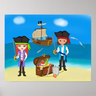 Póster Piratas do campo