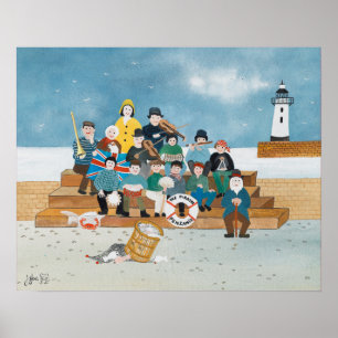 Poster Piratas idosos de Penzance