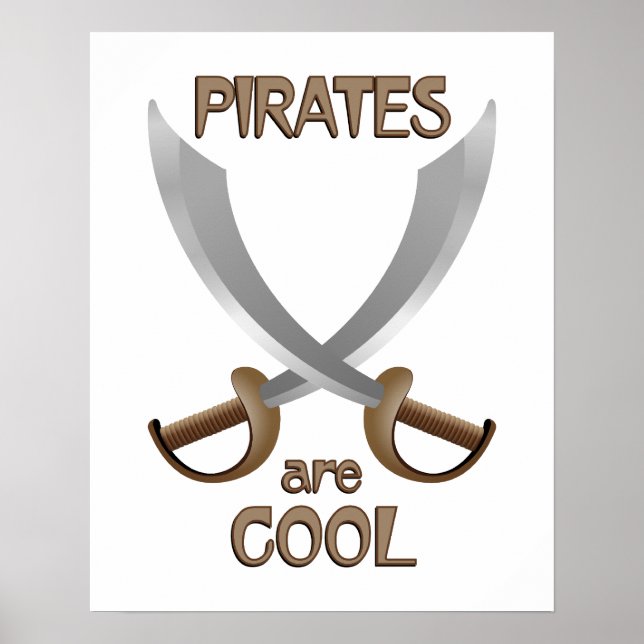 Poster Piratas são Legal (Frente)