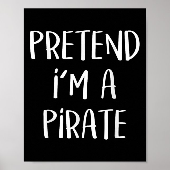 Poster Pirate Costume Party Co. Uni-all Ages Funny Hallow (Frente)