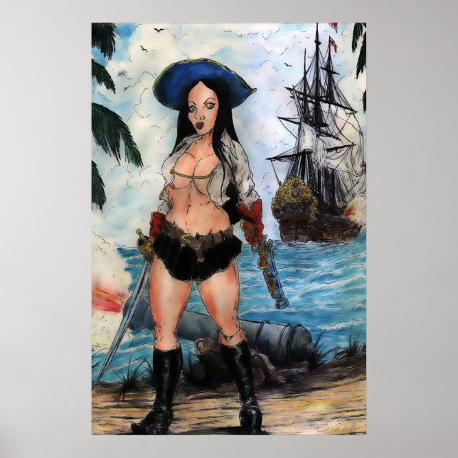 Poster Pirate Lady (Frente)