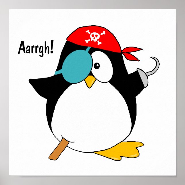 Póster Pirate Penguin (Frente)