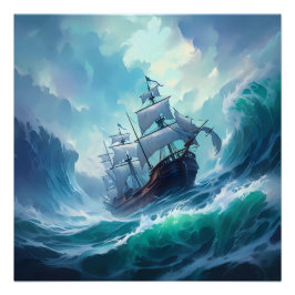 Póster Pirate Ship Art Series - Primeira edição nº 17