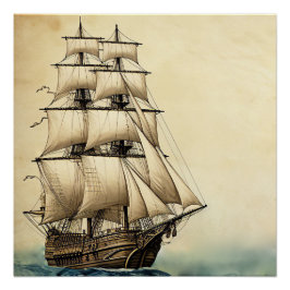 Póster Pirate Ship Art Series - Primeira edição nº 24