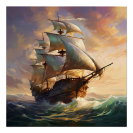 Póster Pirate Ship Art Series - Primeira edição nº 33