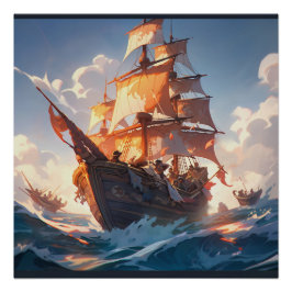 Póster Pirate Ship Art Series - Primeira edição nº 39