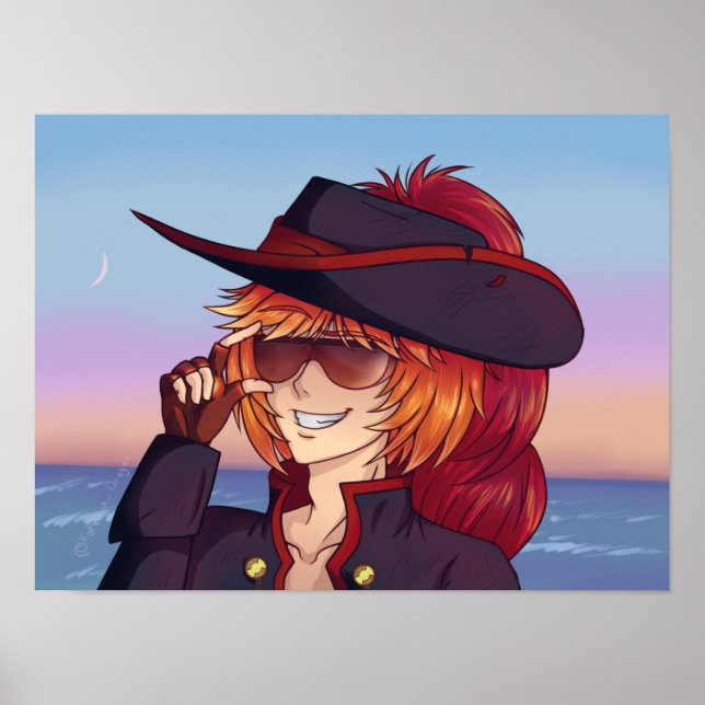 Poster Pirate Sunset (Frente)