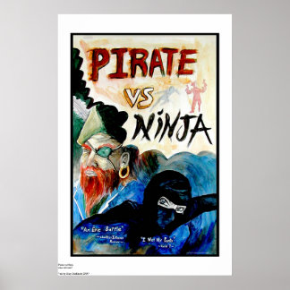 Poster PIRATE vs NINJA