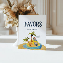 Poster Pirates Chá de fraldas Favorece Sinal