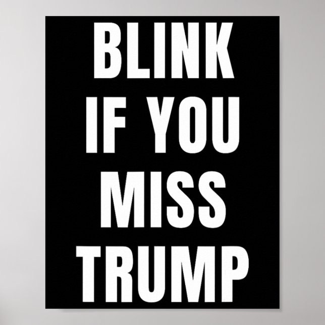Poster Piscar Se Você Perdeu Trump Para Conservadores Rep (Frente)