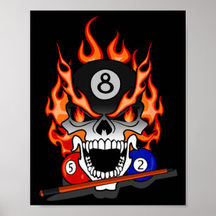 Poster Piscina Billiard Gift Snooker Cue Esporte Mulheres