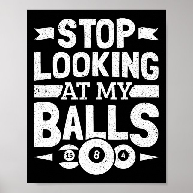 Poster Piscina Billiard Outfit Para Piscina Player Billia (Frente)