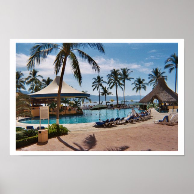 Póster Piscina de porto Vallarta Resort (Frente)
