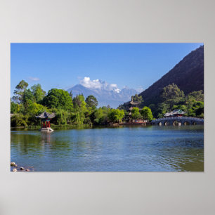 Poster Piscina do Dragão Negro - Yunnan, China