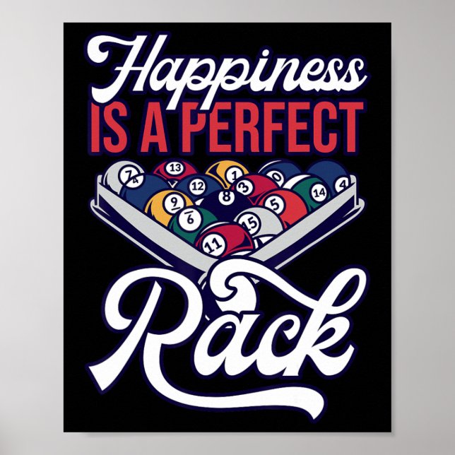 Poster Piscina em rack perfeita para felicidade de Billia (Frente)