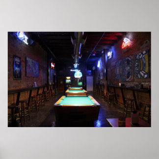 Póster Piscina Hall