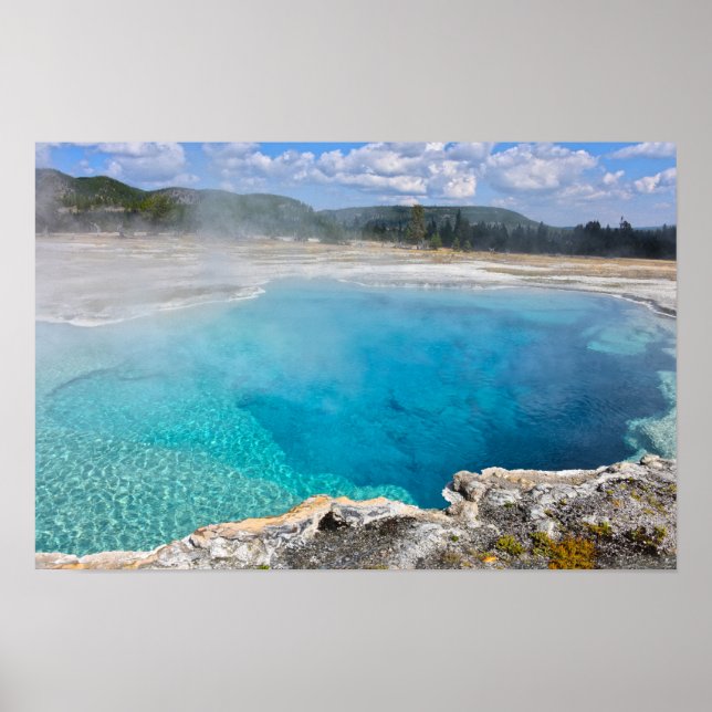 Poster Piscina Safira, Parque Nacional de Yellowstone (Frente)
