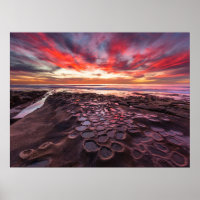 Piscinas de maré em La Jolla, CA