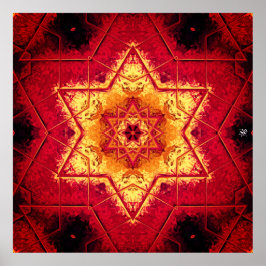 Poster Piso do diabo - padrões