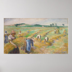 Poster Pissarro - A Colheita
