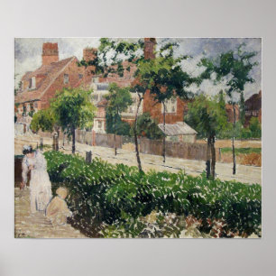 Poster Pissarro - Bedford Park Bath Road London 1897