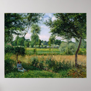 Poster Pissarro - Bom dia Efeito de Luz Solar Eragny