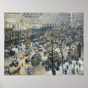 Poster Pissarro - Boulevard Des Italiens Manning Sunlight