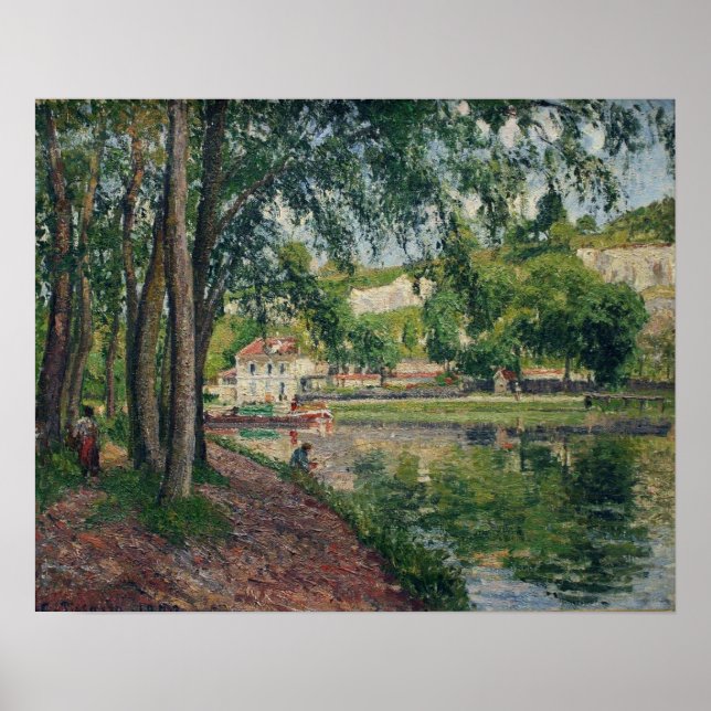 Poster Pissarro - Canal de Loing 1902 (Frente)