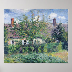 Poster Pissarro - Casa Camponesa Em Eragny 1884