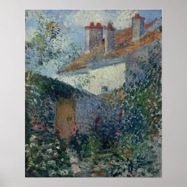 Poster Pissarro - Casas Em Pontoise 1878 (Frente)