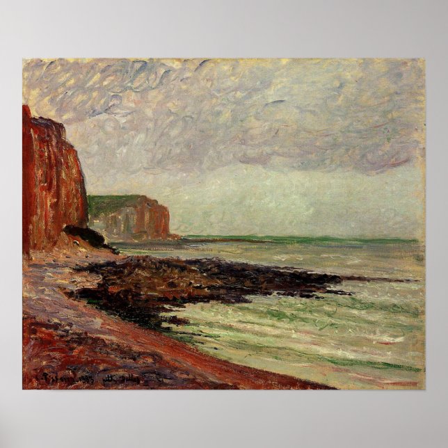 Poster Pissarro - Cliff No Petit Dalles 1883 (Frente)