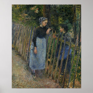 Poster Pissarro - Conversa
