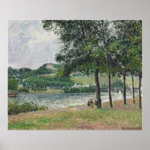 Poster Pissarro - Cours-La-Reine No Tempo De Cinzas De Ro