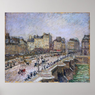 Poster Pissarro - Efeito de Neve Pont Neuf 1902