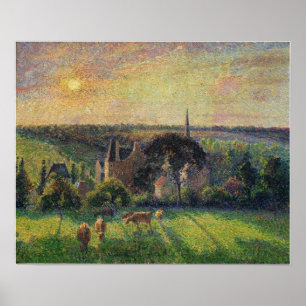 Poster Pissarro - Em Eragny 1897