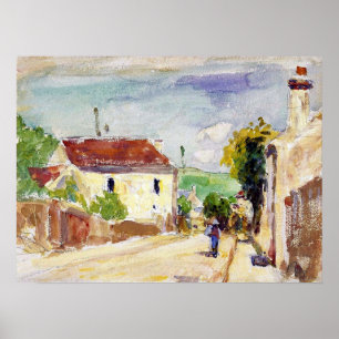 Poster Pissarro - Estrada Do Patrimônio Pontoise 1875