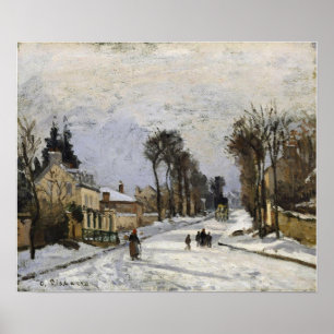Poster Pissarro - Estrada Para Versalhes Em Louveciennes