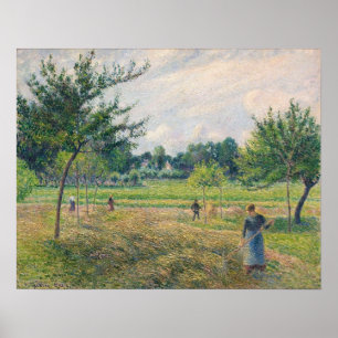 Poster Pissarro - Hay Time 1902