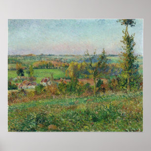 Poster Pissarro - Hills Of Thierceville Outskirts Eragny