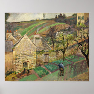 Poster Pissarro - Lado Da Hermitage Pontoise 1873