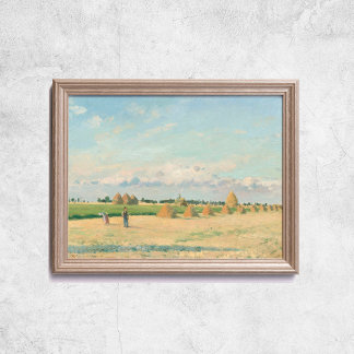 Poster Pissarro Landscape Ile De France Art
