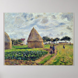 POSTER PISSARRO - PALHEIROS E PATCH DE CABO