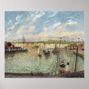Poster Pissarro - Porto De Dieppe Tarde Sunny Weather