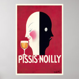 Poster Pissis-Noilly Le Vermouth Vintage Comida&Bebida
