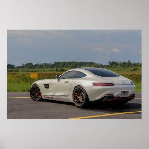 Póster Pista de aterragem de Mercedes AMG-GTS