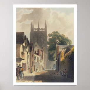 Póster Pista do Magpie, Oxford, ilustração 'do Histor