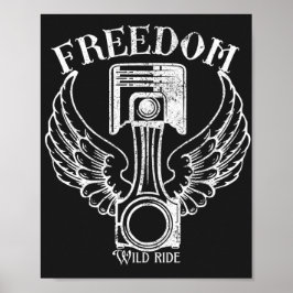 Poster pistão de vintage