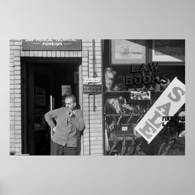 Póster Pistolas e Páginas, anos 30 (Frente)