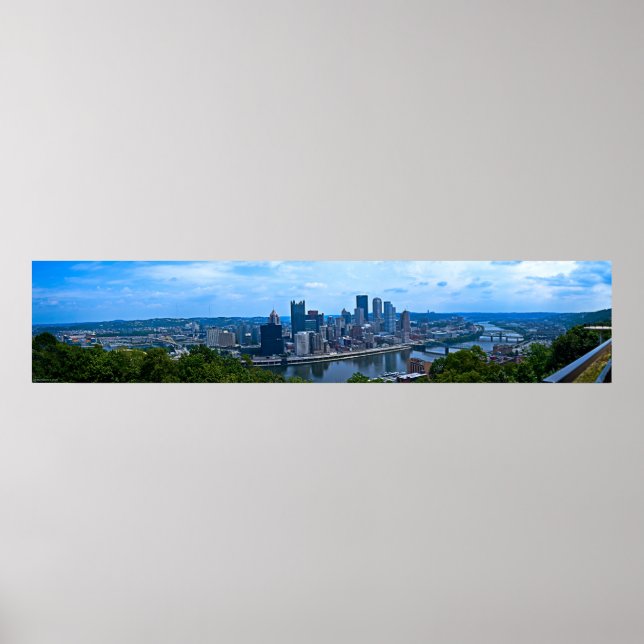 Póster Pittsburgh Panorama (Frente)